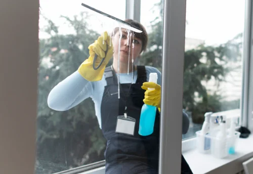 Nettoyage de vitres intérieures et extérieures à Saint-Hilaire-du-Maine